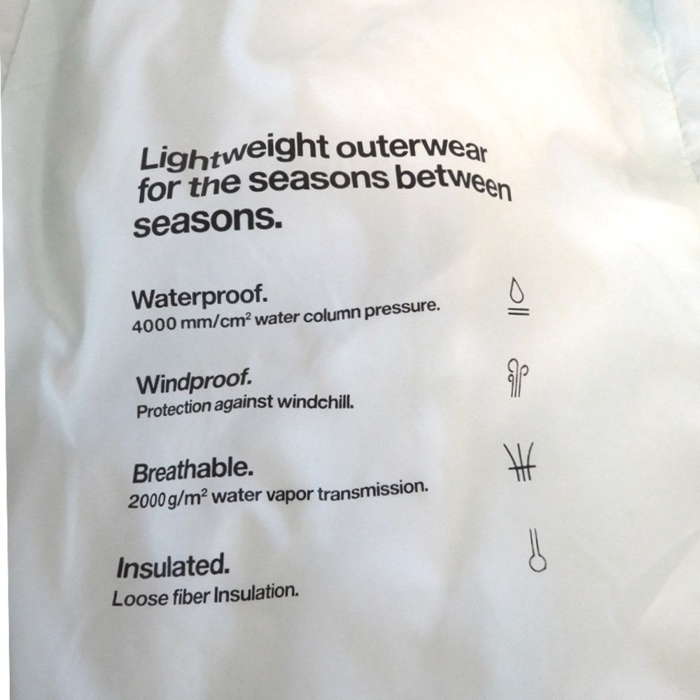 Rains Loop Vest Unisex Mineral Green Size Small Waterproof Windproof Breathable - Picture 7 of 15